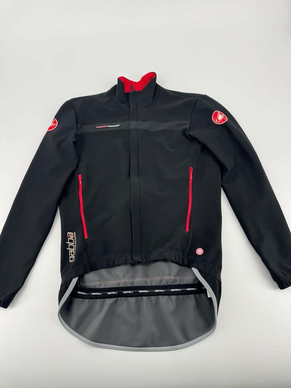 Castelli Gabba Foul Weather Race Equipment Cycling Jacket Black Size XL